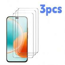 3pcs/Pack, Compatible With Honor 200/200 Pro/400 Pro/Magic 7 Lite/Magic 7 Pro/Magic 7/Magic 8 Pro/200 Lite/200 Smart/400/400 Lite/400 Smart/X7D/X8D/X9D/X6C/Magic 7/X8C/600 Lite/600/600 Pro Screen Protector, 9H Hardness Tempered Glass Screen Protector, Anti-Scratch, Anti-Drop, Waterproof, Wear-Resistant, Full Screen Coverage, Easy Installation, High Clarity Transparent, Touch Sensitive, Elegant Appearance, Screen Protector - Colorless - View 27