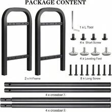 Dumbbell Rack, 2-Tier Adjustable Weight Rack - Multi-color - View 9