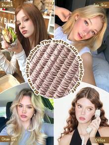 120 Clusters LC Curve Brown Spider False Eyelashes, Cartoon Eyelash Clusters With Pointed Tips, Wispy Cluster Eyelash Extensions, Fluffy Anime Eyelash Clusters, Reusable Faux Mink Fairy Individual Eyelash Extensions (LC Curve 8-16mm) - LC - View 7