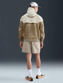 Nike Jaket Berkerudung Tenun Pria AS M NK WVN LND WR HD JKT DA0002-297 - Khaki - View 3