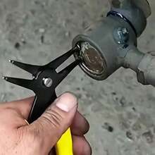 1pc 2-In-1 Multifunctional Spring Clamp Pliers, Tools For Men, Men's Gifts, Suitable For Car And Engine Repair, Spring Installation And Removal Tool - Multiple Styles - View 5