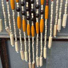Decorative Short Doorway Bead Curtain 90x50cm, Random Style, 60-Strand Design - Multicolor - View 10
