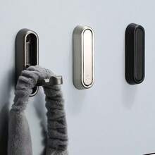 1pc Luxury‑Grade Hidden Folding Wall Hook, One‑Click Release Invisible Foldable Robe Hanger, Sleek Space‑Optimized Wall‑Mount Organizer, Multi‑Purpose Hanger For Coat Towel Bag, Home & Bathroom Storage - Multicolor - View 7