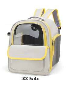 Transparent Window Cat Backpack Pet Carrier, Multi-Ventilation Mesh Pet Travel Backpack, Portable Foldable Kitten And Small Dog Pet Backpack, Outdoor Camping Hiking Pet Shoulder Bag, Breathable Mesh Pet Backpack, Transparent Window Cat Travel Backpack, Multi-Port Ventilation Design Pet Carrier Bag, Lightweight Shoulder Backpack Suitable For Small Cats And Dogs Daily Outdoor Use - Multicolor - View 14