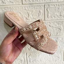 Women Heeled Sandals - Nude Pink - View 8