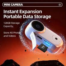 HD Mini Finger Camera Ultra-Wide Angle Magnetic Anti-Shake Rechargeable With Display Screen, Suitable For Vlog And Pet Filming, Small Sports Recording Camera, Portable Design, Cycling Recorder, Wearable Pet Video - View 6