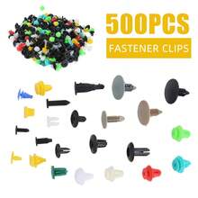 500Pcs Car Body Door Trim Clips Retainer Bumper Plastic Panel Push Fastener UK - A - View 10