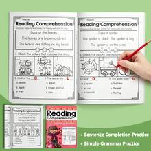 Sight Word & Reading Comprehension Practice Notebooks, Beginning Readers, Simple Sentences, High Frequency Words, Reading Fluency, Word Recognition, Short Passages, Answering Questions, Vocabulary & English Reading Skills - Reading & Sight Word Practice - View 12