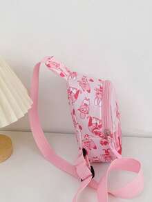 1pc Disney Mini Chest Bag, Adjustable Shoulder Strap Fashion Casual Waist Bag For Teens, Authentic Printed Cartoon Chest Bag, Multi-Use Convenient Fashion Waist Bag, Cute Coin Purse, Multi-Function Storage Bag, Mini Chest Bag, Multi-Use Storage Pouch, Party Gift Coin Bag, Outdoor Sports Bag, Zipper Closure - Multicolor - View 9