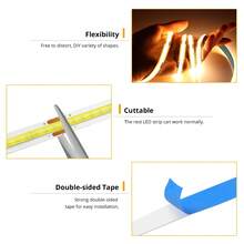 Acosh Neon USB 5V Hand Sweep Sensor LED Strip Light White/Warm White LED Strip Backlight For TV, Kitchen, Cabinet, Wardrobe Sensor Light - Warm - View 5