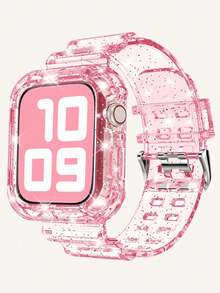 Glitter Clear Pink