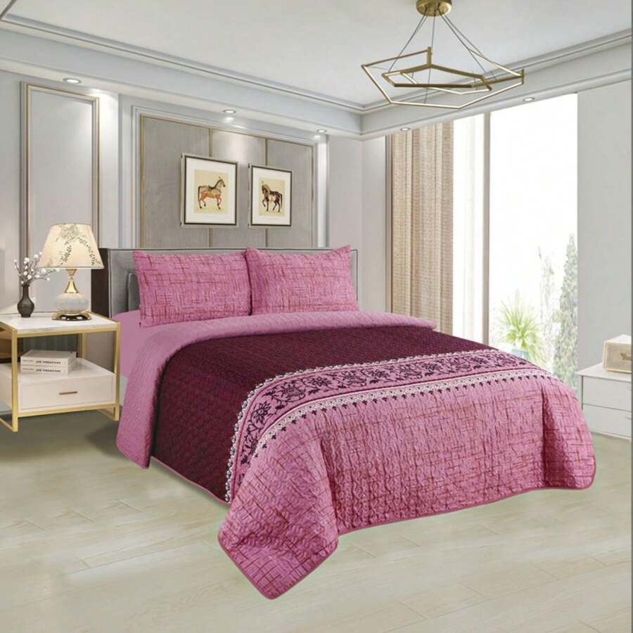 Comforter Sets - Rose Red - View 1