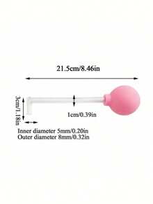 Tonsil Stone Removal Tool Kit, Includes PVC Suction Ball, Glass Tube, Manual Glass Tube Oral Irrigator For Home Use And Tonsil Stone Removal Tool, Silicone And Glass Material Tonsil Stone Suction Removal Kit (With PVC Suction Ball) - Easy To Operate And Efficient Oral Cleaning Care Product - Multicolor - View 6