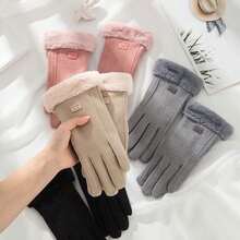 XAXRE Touchscreen Warm Gloves, Thick Windproof Cold-Resistant Warm Gloves, Unisex, Suitable For Driving/Work/Travel/Students/Daily Use - Multiple Styles - View 12