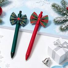 3/6 Sets Christmas Sticky Notes And Ballpoint Pen Set (Random Pattern), Includes Teacup-Shaped Holiday Memo Pad And Bow Ballpoint Pen, Suitable As Christmas Party Favors, Classroom Rewards, Colleague Gifts And Christmas Stocking Stuffers - Sticky Notes + Ballpoint Pen - View 3