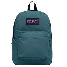 JanSport Superbreak Plus Backpack - Green Unisex Backpacks - Green - View 1