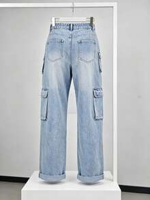 Women Jeans - Light Blue - View 4