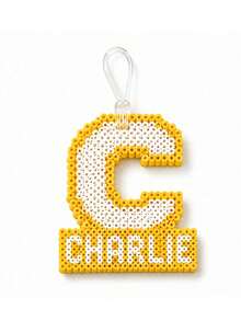 Ayotu Customized Personalized Letter Luggage Tags & Backpack Charms Keychains - Pixel Beads Style Luggage Identification Tags, Fuse Beads Travel Identification Tags, Includes Customized Letters & Lanyards, Pixel Style Art, Pet Identification Tags, Travel Essentials, Travel Storage Bag Accessories, Customizable Luggage/Backpack Decorations, Suitable For Men & Women Travel Use, Great Choice For Graduation Travel Gifts - Multicolor - View 27