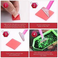 15-100 Pcs 2*2CM Diamond Painting Wax Mud Glue Accessory Diamond Embroidery Cross Stitch Diamond Painting Glue Tool - View 6