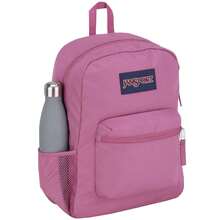 JanSport Cross Town Backpack - Pink Women Backpacks - Pink - View 2