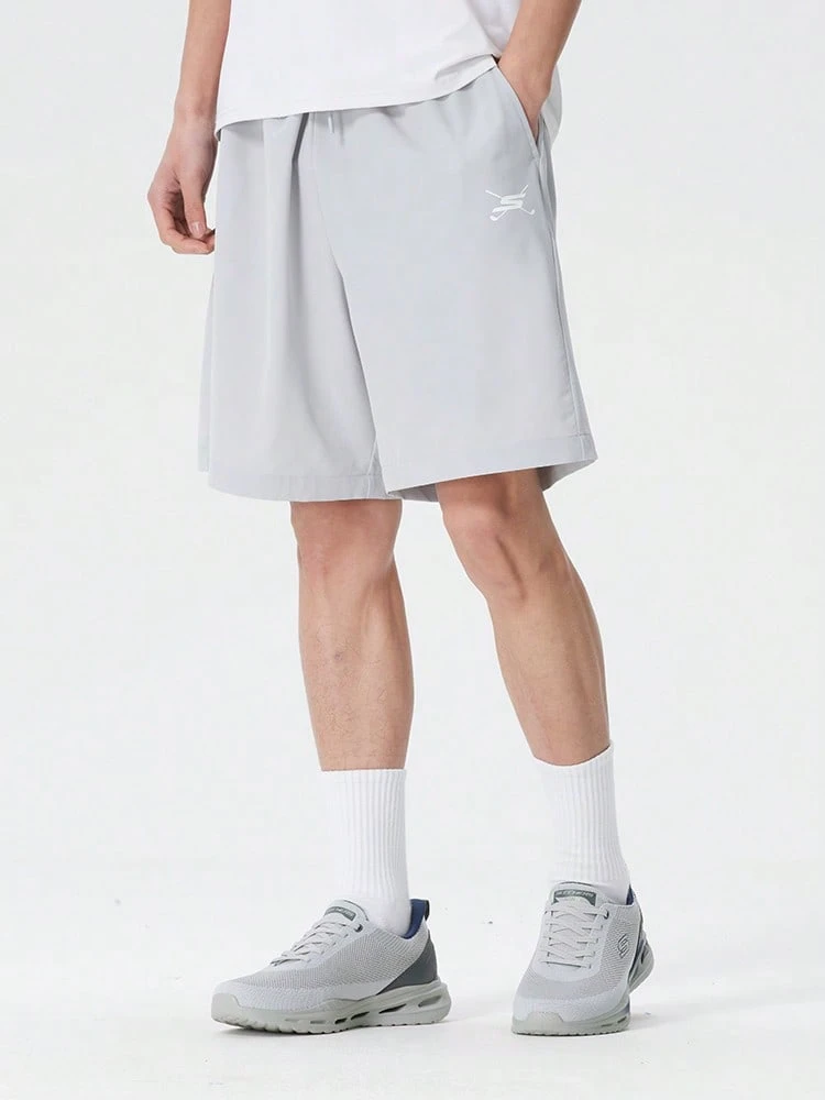 Skechers Men's Woven Shorts Comfortable Minimalist Casual Sports Shorts P226M208-02VP - Dawn Blue Gray - View 1