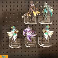 5pcs Wall-Mounted Figure Display Shelves, No-Drill Design, Doll Storage Box, Acrylic Wall Display Rack, Figure Display Box, Suitable For Figures, Standees, Ornaments And Cute Beads Storage Box, Space-Saving Home Decor Storage Organizer - Multicolor - View 8