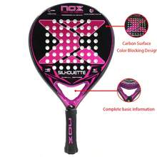 NOX Padel Racket, 3K Carbon Fiber, EVA Foam, Professional High-End Model, Ideal Choice For Sports Enthusiasts, Holiday Gift - Multicolor - View 10