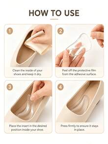 1 Pair Unisex Arch Support Foot Bed Anti-Torsion Washable Snug Fit Sports Half-Size Shoe Insoles - Multicolor - View 6