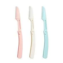 1/3pcs Pink Eyebrow Trimming Set, Unisex Body Hair Trimmer, Women's Eyebrow Tool & Shaving Razor, Facial Care Tool, Blade, Vanity Accessory, Facial Care Shaving Tool, Epilator, Hair Accessory, Beauty, Exfoliation & Hair Removal Tool - Multicolor - View 11