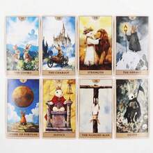 78-Card Rabbit Tarot Deck, Cute Animal Tarot Cards For Beginners, Fortune Telling & Divination Game, Spiritual Guidance Oracle Cards, Mystical Rabbit Tarot Set, Unique Illustrated Deck For Adults, Gift For Tarot Lovers - Multicolor - View 6