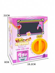 Children's Fun Egg Gacha Machine Doll, Claw Machine, Mini, Doll Twist Machine, Figure Claw Machine Gacha Machine Gift, Birthday Gift, Halloween, Boys & Girls (Accessory Colors Randomly Sent, Manual Measurement May Have Slight Error) - Multicolor - View 15