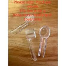 Crystal Cherry Pattern Toothbrush Holder, Fits Multiple Toothbrush Sizes, With Ventilation Holes, Suitable For Women And Girls' Travel Toothbrush Protective Cover, Portable Hygienic Toothbrush Cap, Suitable For Bathroom Decoration And Daily Travel Use - A - View 14