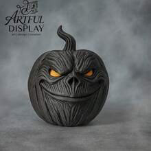 2pcs, Halloween Candle Holder + Pumpkin Head. Desktop Decoration, Candles Not Included. Suitable For Holiday And Home Gathering Decoration/Holiday Ornaments/Decorative Arts. Also A Great Gift For Others, Suitable For Christmas, Halloween And Other Occasions - Multicolor - View 2