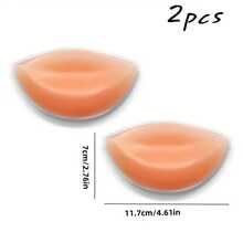 2pcs Silicone Breast Pads, Suitable For Small Breasts, Can Shape Flat Breasts To Look Fuller, Waterproof Fake Breast Enhancer Pads, Swimsuit Bikini Lingerie Inserts, Breast Enhancement Tool - Multicolor - View 13