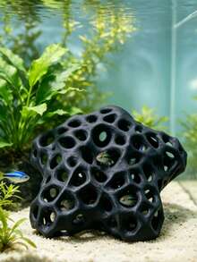1件魚缸躲藏洞穴 多孔魚蝦庇護所 水草種植底座裝飾 適用於鬥魚、慈鯛、黑殼蝦 淡水魚缸裝飾 適合魚蝦繁殖、躲藏與休息 - 歡樂水族 - 查看 4