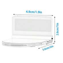 5pcs Wall-Mounted Figure Display Shelves, No-Drill Design, Doll Storage Box, Acrylic Wall Display Rack, Figure Display Box, Suitable For Figures, Standees, Ornaments And Cute Beads Storage Box, Space-Saving Home Decor Storage Organizer - Multicolor - View 7