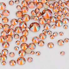 80+ Colors Silver Base Non-Hotfix Mixed Size SS3-SS20 1440pcs High Quality Handmade Rhinestones, Suitable For Wedding Dress Accessories And Other Applications - Silver Base, Mixed Sizes - View 26