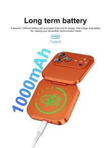 2026新款 SERVO I18 Pro 翻蓋手機 2G GSM 1.77吋 Type-C 通話錄音 魔術語音 黑名單 雙卡 Mini 折疊手機 - 金色 - 查看 9