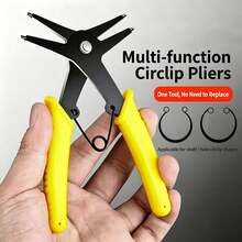 1pc 2-In-1 Multifunctional Spring Clamp Pliers, Tools For Men, Men's Gifts, Suitable For Car And Engine Repair, Spring Installation And Removal Tool - Multiple Styles - View 4