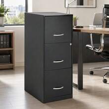 Filing Cabinets - Black - View 2