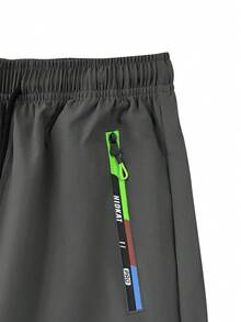 Hidkat Women's Summer Casual Sports Capri Pants With Zipper Pockets And Elastic Drawstring, Outdoor Leisure - Grey - View 6