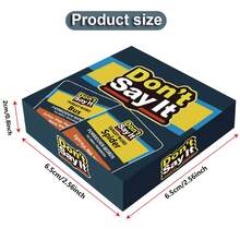 Don't Say It - Pocket Edition Spanish Popular Party Card Game, 50 Carefully Selected Word Cards With Rounded Corners And Scratch-Resistant Craftsmanship. Extremely Portable, Ignite Joyful Moments Anywhere, An Essential Social Accessory For Camping, Travel And All Kinds Of Gatherings, Also An Internationally-Flavored Holiday Gift. - Dark Green - View 2