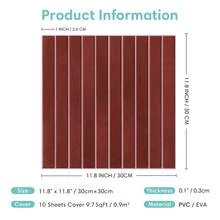 1/10/20pcs 3D Straight Line Backsplash Tiles, Peel And Stick Tile Stickers, Self-Adhesive Wall Stickers For Kitchen Bathroom Home Decor - Wall Stickers - View 6