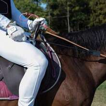 Leather Horse Whip, Suitable For Equestrian Sports, PU Leather Double Whip, Black Horse Whip. Equestrian Whip, English Riding Aid Tool, Synthetic Leather Material, Good Flexibility, Suitable For All Riders, Ideal Choice For Valentine's Day, Easter, Thanksgiving, Christmas, Halloween. - Multicolor - View 3