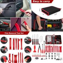 238-Piece Car Trim Removal Tool Kit Essential Set With Plastic Trim Remover, Pry Bars - A - View 7