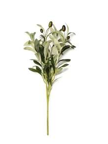 Single Stem Artificial Olive Branch, Green Plant Stem, Olive Leaves, Artificial Fruit, Silk Plant, Artificial Olive Branch Green Plant Stem, Vase Decoration, Home Decor, Indoor Artificial Greenery, Wedding Bouquet, Archway 1/3/5pcs - Olive Green - View 6
