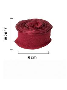 2.5Cm Pleated Ribbon High‑End Elastic Ruffle Edge Bubble Pleated Ribbon, Cake Birthday Box Packaging Ribbon, Gift Packaging Ribbon, Braided Hair Tie, Cake Packaging, DIY Bow, Flower Bouquet, Gift Floral Ribbon - Multi-color - View 6