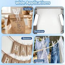 10 Pack Clear Spring Clamps, 3.5 Inch Plastic Balloon Arch Clips,Invisible Design,Strong Grip,Anti-Slip,Balloon Clips For Backdrop,Birthday Wedding Party Decoration,Crafts,Photography Studio - Multicolor - View 6