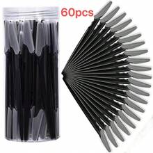 60-Piece Eyebrow Trimmer And Razor, Exfoliating Shaving Tool, Body Hair Removal Trimmer And Facial And Set, Long Handle Blade With Precision Protective Cover, Women's Eyebrow Shaping Tool, Suitable For Daily Or Travel Use., Face Razor - Multicolor - View 7