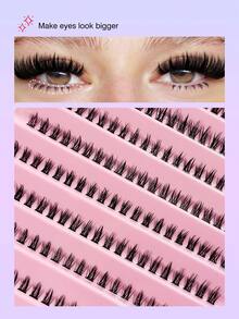 Asiteo 200 Pcs Lower Lashes Natural Bottom Lashes Soft Wispy Suitable Daily Makeup,For Beginners Easy To Use Salon-Quality Long-Lasting False Eyelash Extensions - C - View 5
